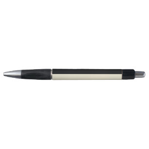 Pale Gold and Black Simple Extra Wide Stripes