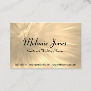 Pale Gold Explosion Business Card