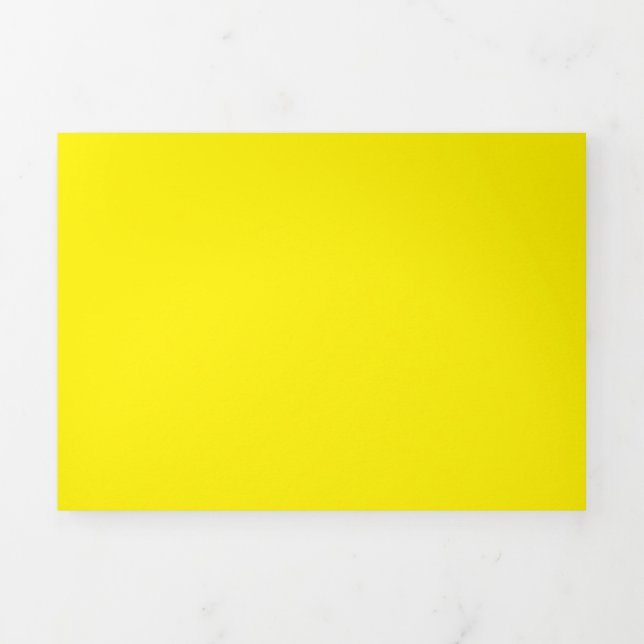 Pale Gold,Pear,Sandy Yellow, Tri-Fold Card (Cover)
