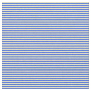 Pale Goldenrod & Royal Blue Lines/Stripes Pattern Fabric