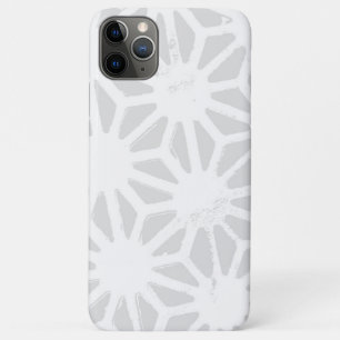 Pale gray geometric pattern iPhone 11 pro max case