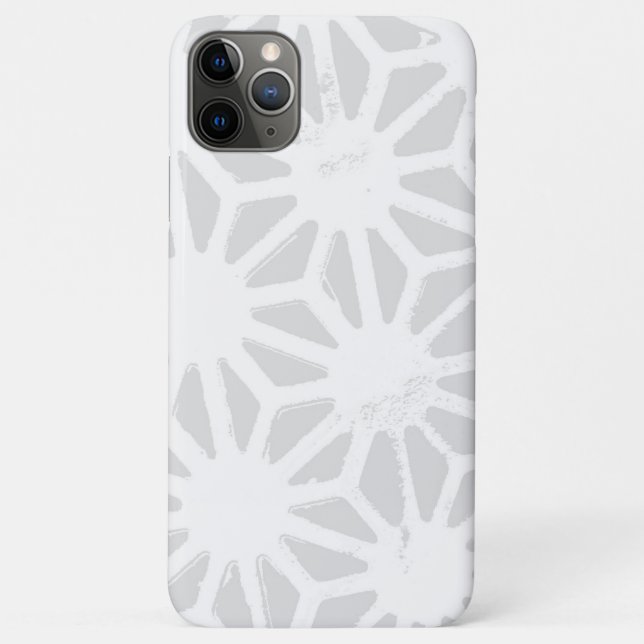 Pale gray geometric pattern Case-Mate iPhone case (Back)
