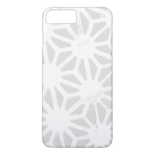 Pale gray geometric pattern iPhone 8 plus/7 plus case