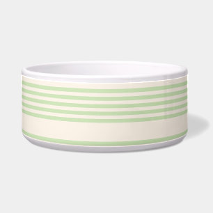 Pale green and beige five stripes pattern