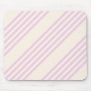 Pale green and beige five stripes pattern mouse pa pad