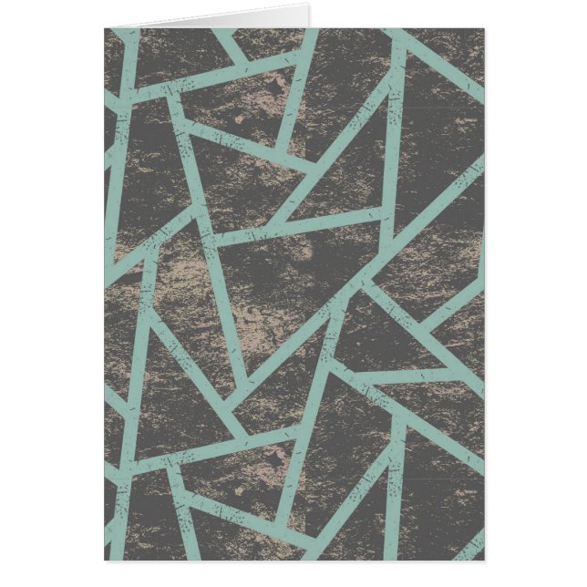 Pale green and grey mosaic pattern (Front)