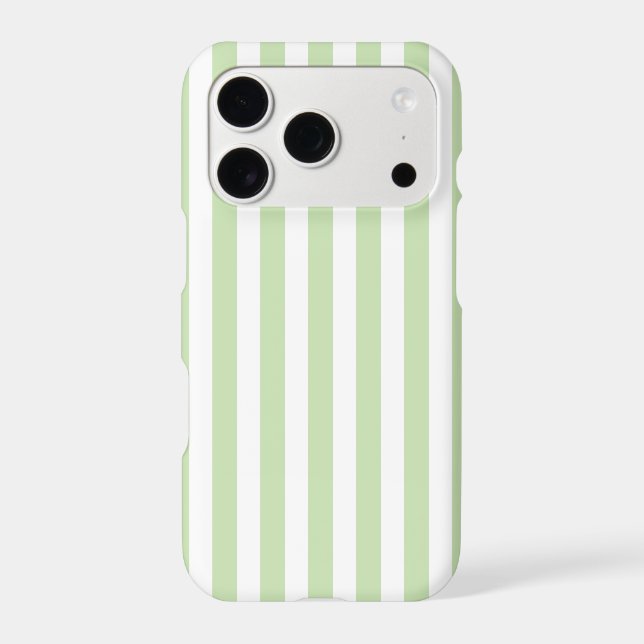 Pale green and white candy stripes (Back)