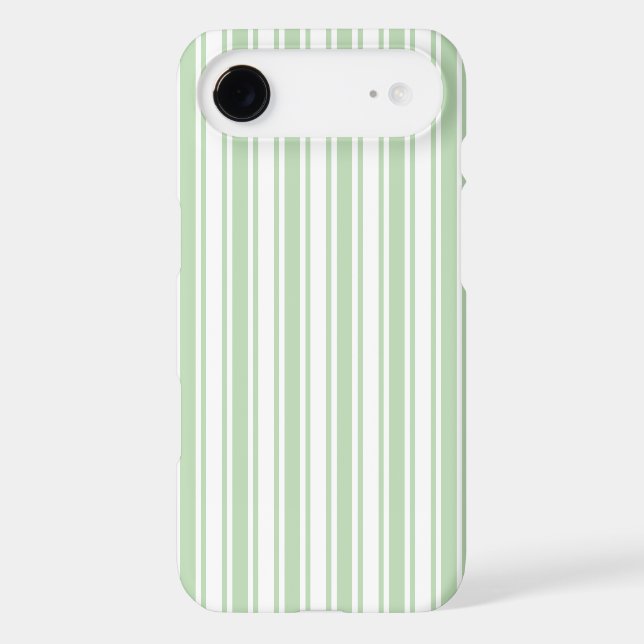 Pale green and white candy stripes (Back)