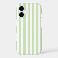 Pale green and white candy stripes