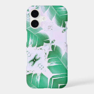 Pale Green Banana Tree Leaf iPhone 11 Case