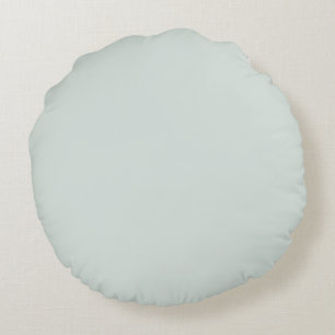 Pale Green-Blue Solid Colour - 2022 Colour - Hue Round Cushion