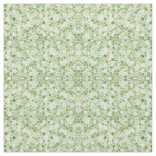Pale Green Cobbled Patchwork Terrazo Pattern Fabric