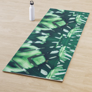 Pale Green Delicious Monster Swiss Cheese Yoga Mat