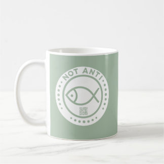 Pale green NotAntiFish mug