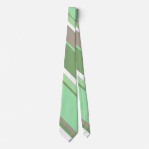 Pale green stripes tie