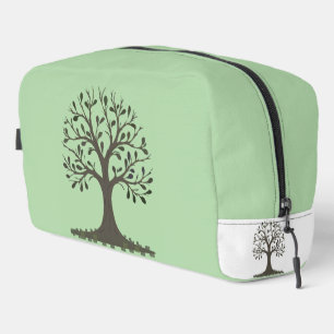 🌳 Pale Green Tree of Life Toiletry Bag -Travel 🧼