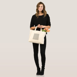 Pale Grey Geometric Pattern - Summer Decor Mini Tote Bag