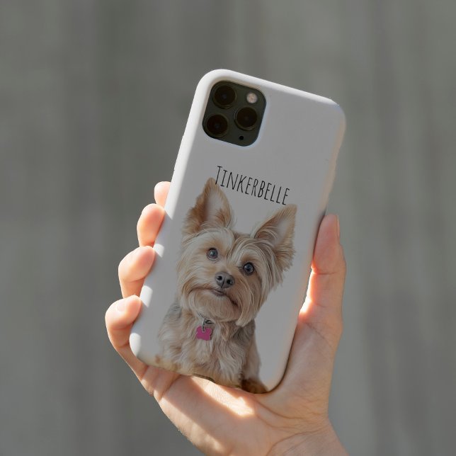 Pale Grey Phone Cover with Your Pet Image (Creator Uploaded)