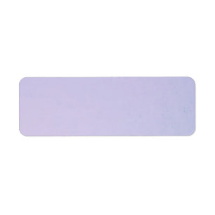 Pale Lavender Blank Customisable Label Return Address Label