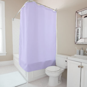 Pale Lavender Solid Color Shower Curtain