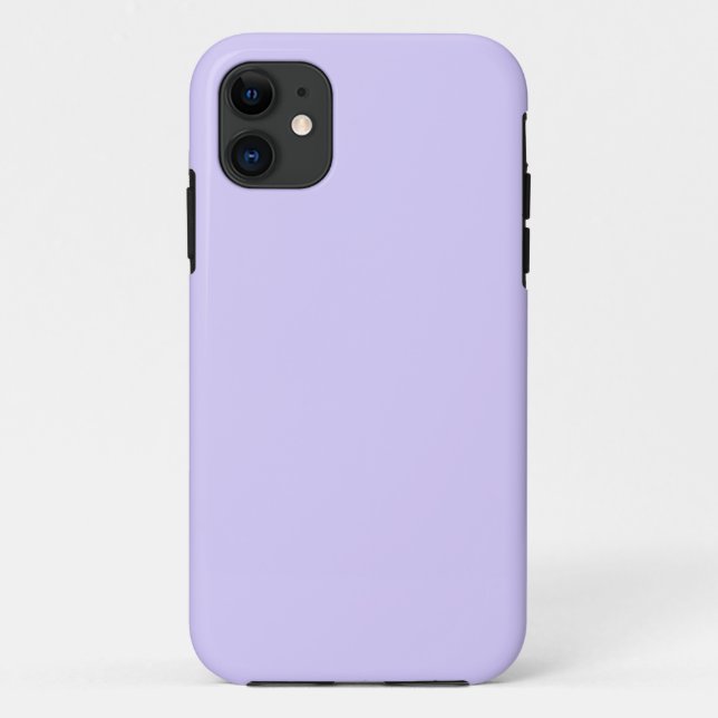 Pale Lavender Solid Colour Case-Mate iPhone Case (Back)