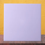 Pale Lavender Solid Colour Ceramic Tile<br><div class="desc">Pale Lavender Solid Colour</div>