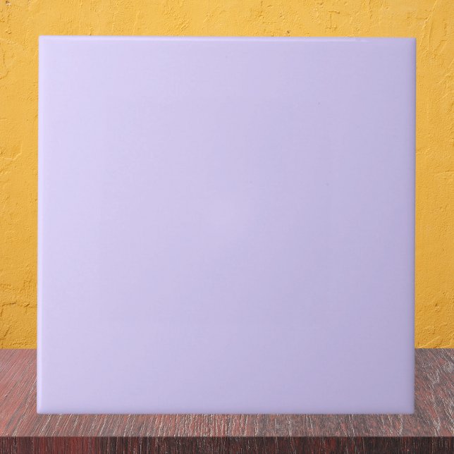 Pale Lavender Solid Colour Ceramic Tile (Creator Uploaded)
