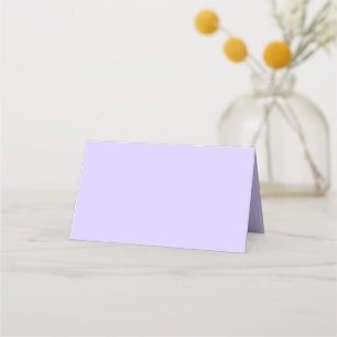 Pale Lavender Solid Colour Place Card