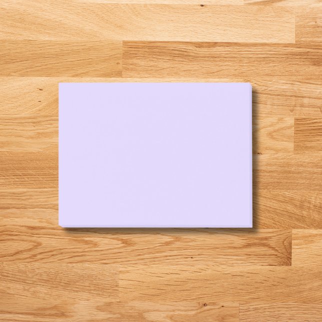 Pale Lavender Solid Colour Post-it Notes (Creator Uploaded)