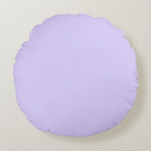 Pale Lavender Solid Colour Round Cushion