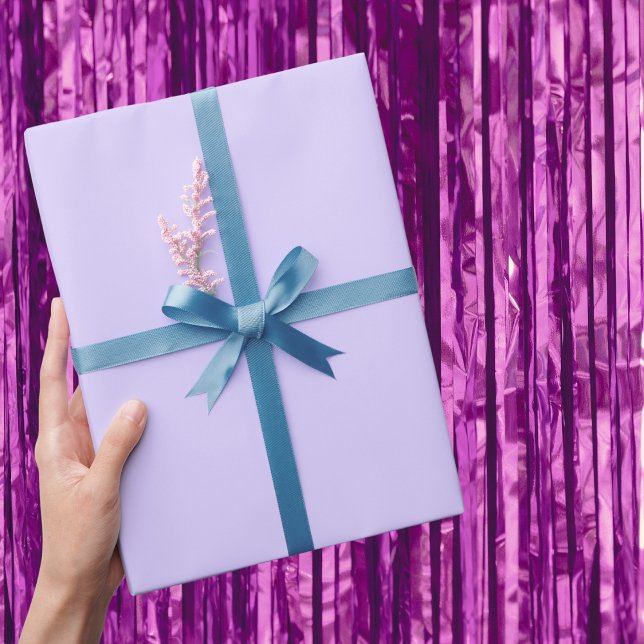 Pale Lavender Solid Colour Wrapping Paper (Creator Uploaded)
