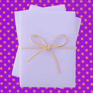 Pale Lavender Solid Colour Wrapping Paper Sheet