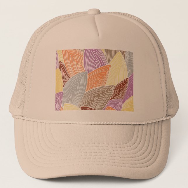 Pale Leaves Trucker Hat (Front)