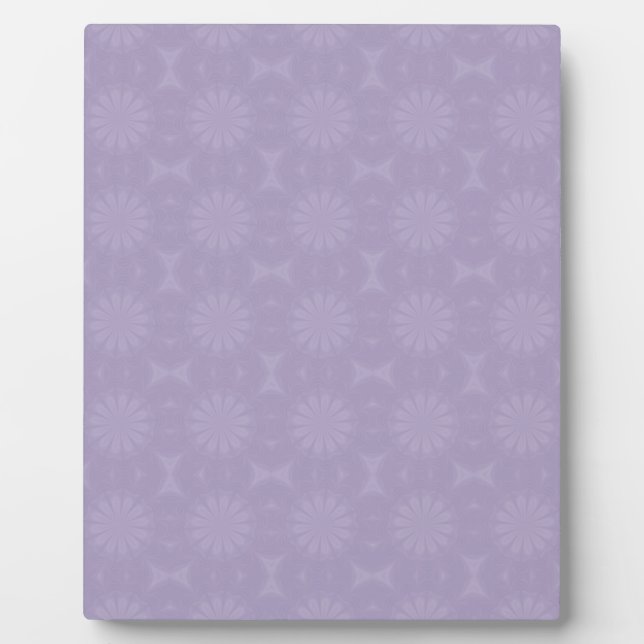 Pale Lilac Pattern Plaque (Front)