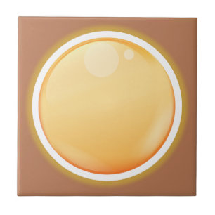 Pale Orange Ceramic Tile