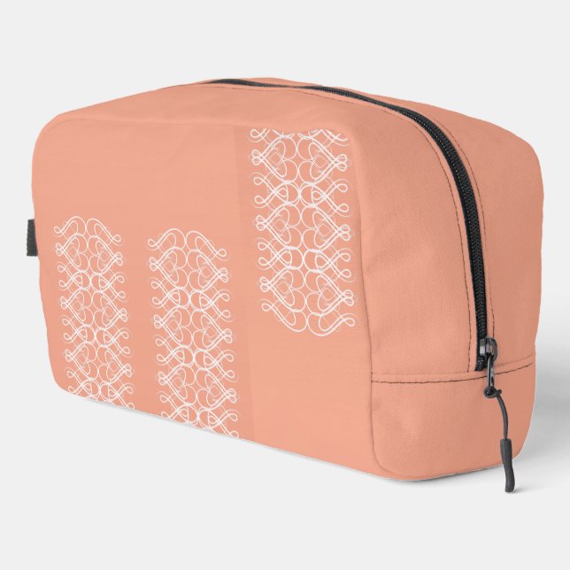 Pale Orange Dopp Kit (Right Corner)