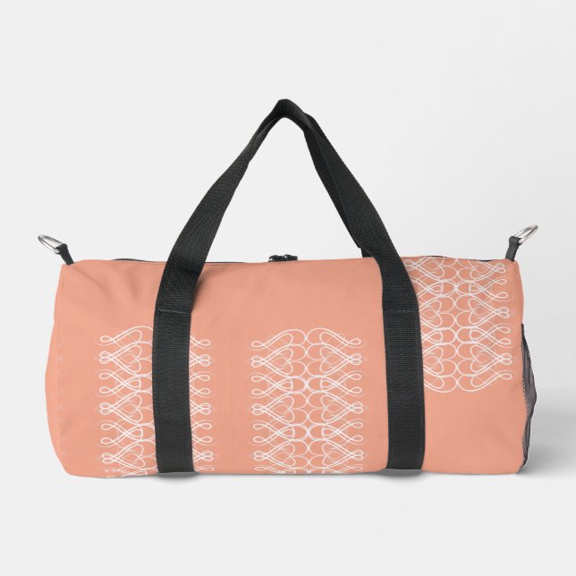 Pale Orange Small Duffle Bag (Front)
