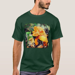 Pale Orange Wild Mushrooms Nature T-Shirt