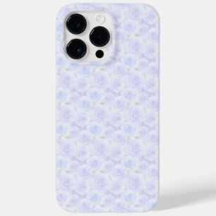 PALE PASTEL BLUE ROSES Case-Mate iPhone 14 PRO MAX CASE