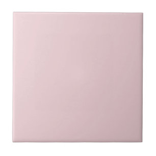 Pale Pastel Carnation Pink Solid Colour SW 6582 Ceramic Tile