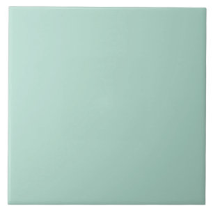 Pale Pastel Green Ceramic Tile. Tile