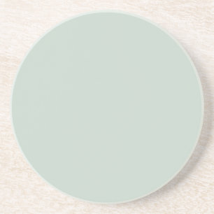 Pale Pastel Mint Green Solid Colour Pairs To SW645 Coaster