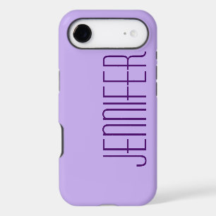Pale Pastel Purple, Jumbo Name, Simple Minimalist