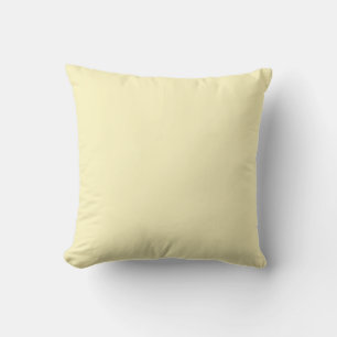 Pale Pastel Yellow Solid Colour - 2025 Trending Hu Cushion