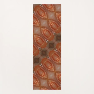Pale Peach Ikat 5 Yoga Mat