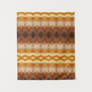 Pale Peachy Ikat 6 Tapestry