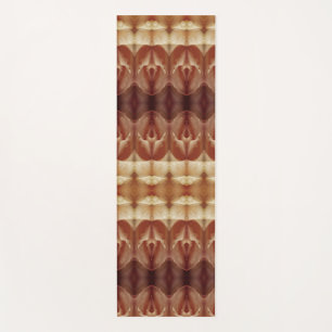 Pale Peachy Ikat 9 Yoga Mat