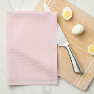 Pale Pink Add Your Name Hand Colour Matched Tea Towel