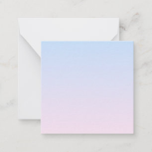 Pale Pink and Blue Gradient Background Card