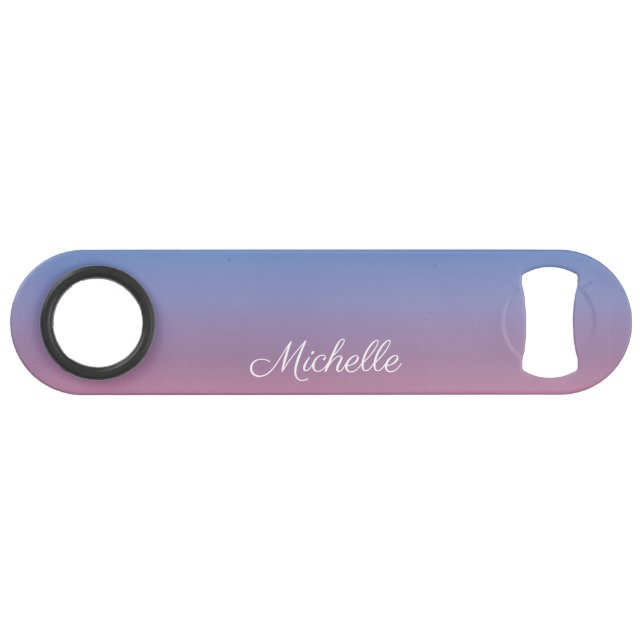 Pale pink and blue gradient ombre (Front (Horizontal))
